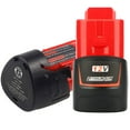 thumbnail image 1 of Batería de repuesto Waitley 12 V 3.0 Ah para Milwaukee Tools, 1 of 7