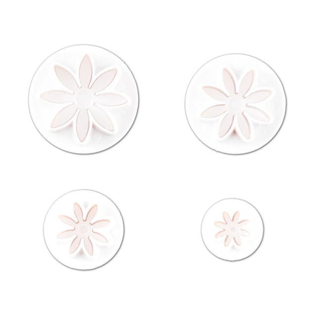 keepw Daisy Fondant Mold Plastic Candle DIY Mould Cookie Biscuit Baking Pan Non-stick Wedding Kitchen Gadgets Bakeware