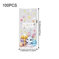 thumbnail image 2 of Jiibva Easter Cellophane Bags,Happy Easter Candy Cookie Bags 100 PCS,Bunny Eggs Gift Bags with Twist for Easter Spring Holiday Party Favor Supplies, 2 of 7