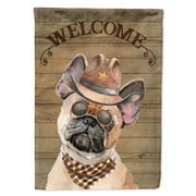 Carolines Treasures CK6330GF Fawn French Bulldog Country Dog Flag Garden Size Small multicolor