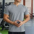 thumbnail image 2 of Premium V Neck T Shirts for Men - Modern Fitted Tees Vneck Undershirts, 2 of 5