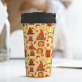 thumbnail image 6 of Uemuo Autumn Gnomes Print Carry Insulated Coffee Mug, Travel Mug with Hidden Handle, Insulated Coffee Flask, Leak-proof Travel Mug Insulated Mug for Office, 6 of 8