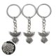 thumbnail image 4 of 30Pcs/set Fashion Angel Keychain with Keyring Chain Yarn Bags Thank You Pendant for Kids Shower Favours Wedding Favor, 4 of 4