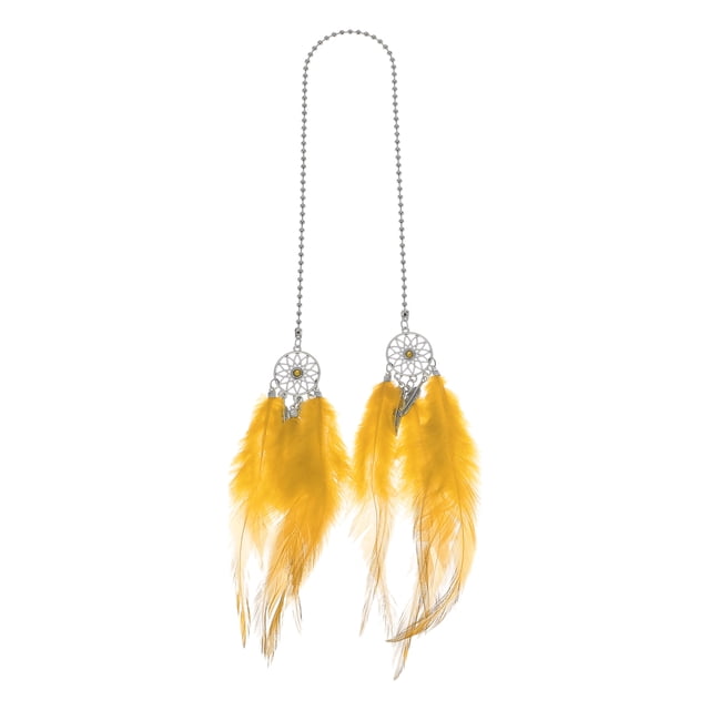 Accesorios de colgante para espejo retrovisor de coche de metal con rhinestones falsos y diamantes falsos, adorno colgante para coche, color amarillo variado