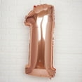 thumbnail image 2 of Efavormart 40" Rose Gold Mylar Foil Helium Number Balloons Party Wedding Decorations Graduation New Year Party- 1, 2 of 5