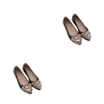 thumbnail image 1 of Sonducket 1 par de mocasines de diamantes de imitación para el tiempo libre de trabajo, zapatos para niñas y banquetes, toboganes de Ballet Type9 NO9, 1 of 1