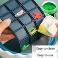 thumbnail image 7 of Airtight Paint Palette Box 24 Wells Airtight Stay Wet Palette for Watercolor, Gouache, Acrylic and Oil Paint, Wwatercolor Palette for Hobbyist, Artist, 7 of 7