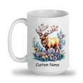 thumbnail image 2 of Personalized Cute Elk Coffee Mug – Custom Gift for Elk Lovers, Parents, Siblings, Kids – Perfect for Animal Enthusiasts – Ceramic Coffee Mug Available in 11oz, 2 of 6