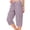 EG34_Light Purple, variant on Womens Cargo Capris Pants with Pockets Loose Fit Summer Casual Drawstring Quick Dry Travel Hiking Capri Light Purple S