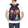 thumbnail image 5 of Lsque Chucky Backpack for Men and Women - Durable 600D Oxford Cloth -Large Capacity, Water-Resistant School, Travel, and Hiking Bag, 5 of 7