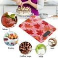 thumbnail image 4 of High Precision Digital Kitchen Scale Tempered Glass Food Scale Multifunction Scale Small Kitchen Appliances Red Maple Leaf Pattern, 4 of 7