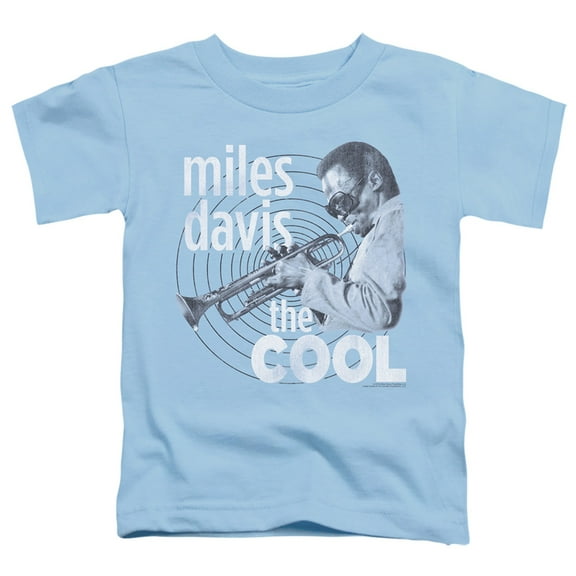 Miles Davis The Cool Toddler T-Shirt Light Blue