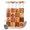 BurntOrange, variant on No Hook Shower Curtain, Hello Fall Shower Curtains for Bathroom with See Through Top Window, Thanksgiving Pumpkins Botanical Orange Plaid Waterproof & Washable Bath Curtain Stand Up Stall 36"x72"
