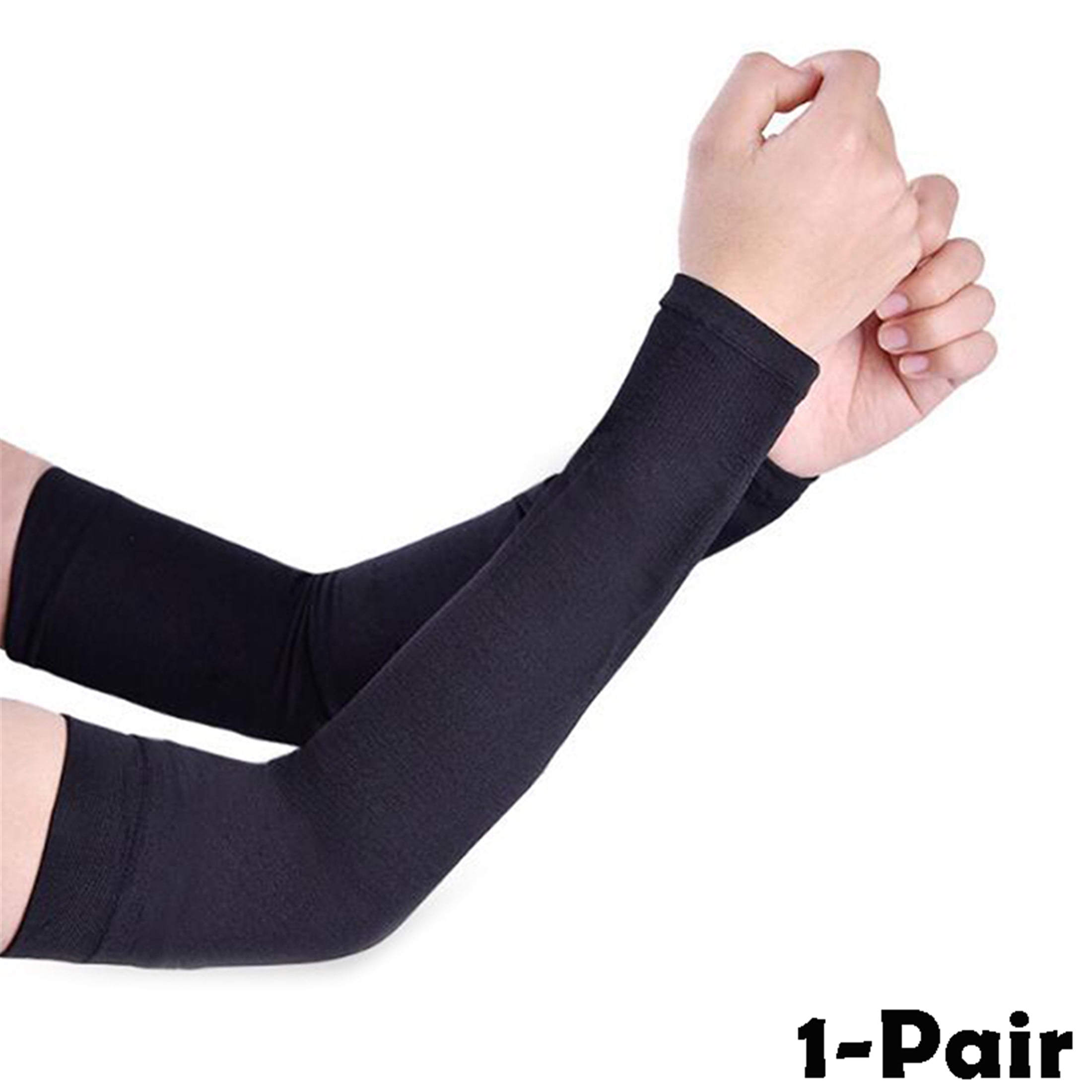 1 Pairs UV Sun Protection Cooling Arm Sleeves Cover for Women and Men, Sunblock Long Sun