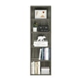thumbnail image 5 of Furinno Luder 5-Tier Reversible Color Open Shelf Bookcase, French Oak, 5 of 6