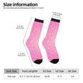 thumbnail image 2 of Haiem Breast Cancer Pink Ribbons Awareness Pattern Crew Socks – Soft & Durable Moisture-wicking Socks, Stay-Up Fit for Business, Work, and Casual Wear Size 5-11, 2 of 6