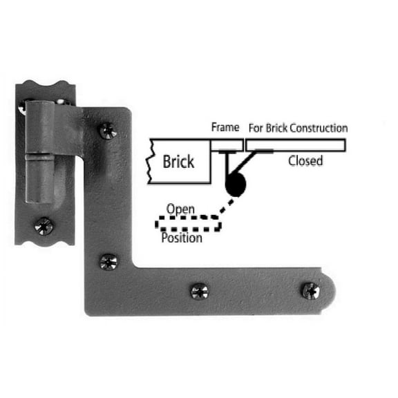 Acorn AK2BI NY12 New York Shutter Hinge Brick