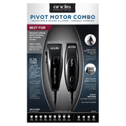 Andis 24075 Pivot Motor Clipper/trimmer Combo, Black