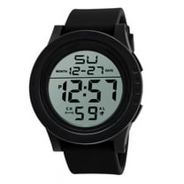 Latrodar LED Digital Quartz Fashion Watch Military Sport Men's Black