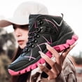 thumbnail image 4 of Toome Women & Man Waterproof Hiking Boots Lightweight Non- Comfortable Outdoor Trekking Shoes for Hiking Camping Walking, 4 of 7