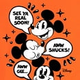 thumbnail image 3 of Disney - Mickey Mouse - Conversation Bubbles - Men's Crew Neck Fleece Pullover, 3 of 6