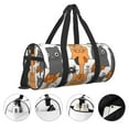 thumbnail image 5 of Easygdp Funny Cats Travel Bag, Camping, Weekend, Carry On Overnight Duffel Bag with Shoulder Strap, 5 of 8