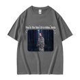 thumbnail image 3 of Camisetas de Robert Pattinson para hombre y mujer, ropa de calle con estampado divertido de Saga Crepúsculo, de gran tamaño, 100% algodón, ropa Unisex, 3 of 5