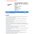 thumbnail image 2 of Alternator Multi Rib Belt - Compatible with 2003 - 2007 Ford F-250 Super Duty 6.0L V8 2004 2005 2006, 2 of 2