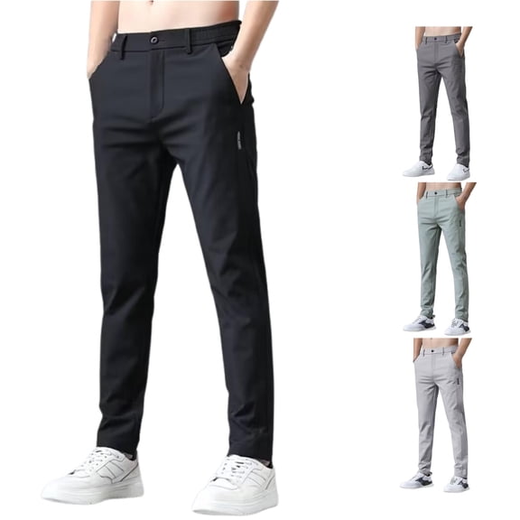 TinyBloomm Mens Scrub Pants with Pockets Men's Casual Pants Comfortable Lightweight Breathable Loose Fit Trousers For Daily Wear Sports And Outdoor Activities, Size 30