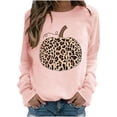 thumbnail image 2 of Sweat à Capuche Mode pour Femmes 2023 Manches Longues Col Rond Imprimé Chandail en Molleton Blouse 50 % de Réduction Costumes Halloween/noël, 2 of 4