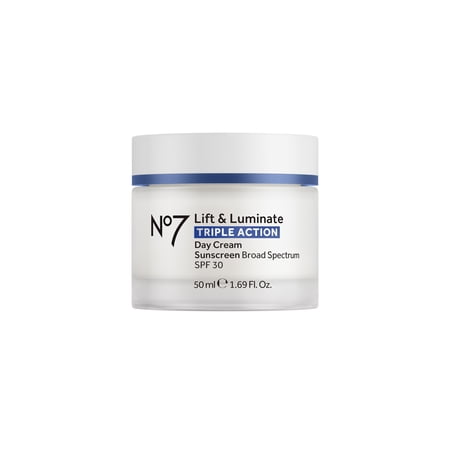 No7 Lift & Luminate Triple Action Day Cream with SPF 30 - 1.69 fl oz