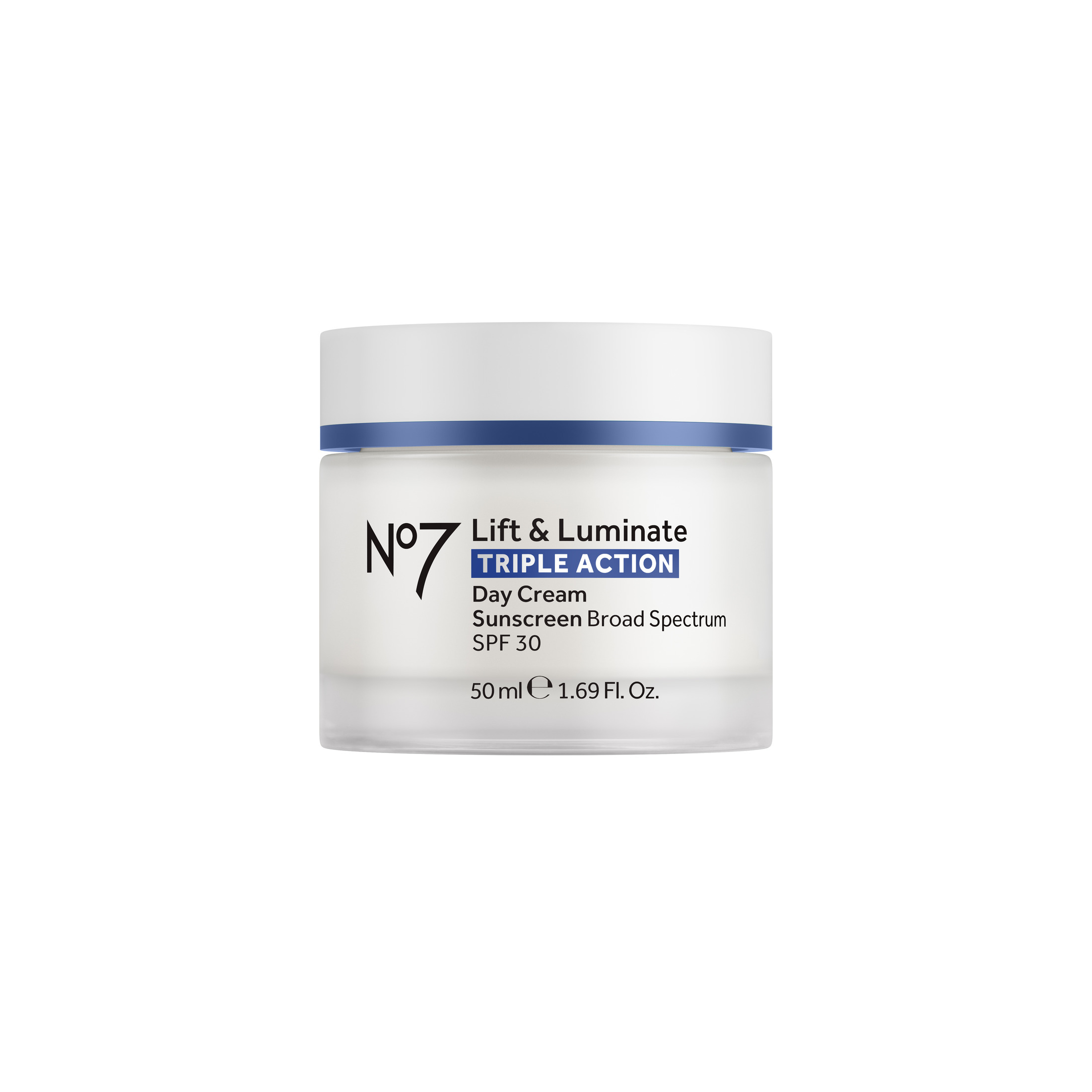 No7 Lift & Luminate Triple Action Day Cream with SPF 30 - 1.69 fl oz