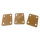 thumbnail image 4 of 3 Piezas Placa de Cuñas de Mástil de Guitarra Placa de Cuello de Cuña de Guitarra Soporte de Cuello Duradero Placa de Mástil de Guitarra de 4 Agujeros Caqui, 4 of 8