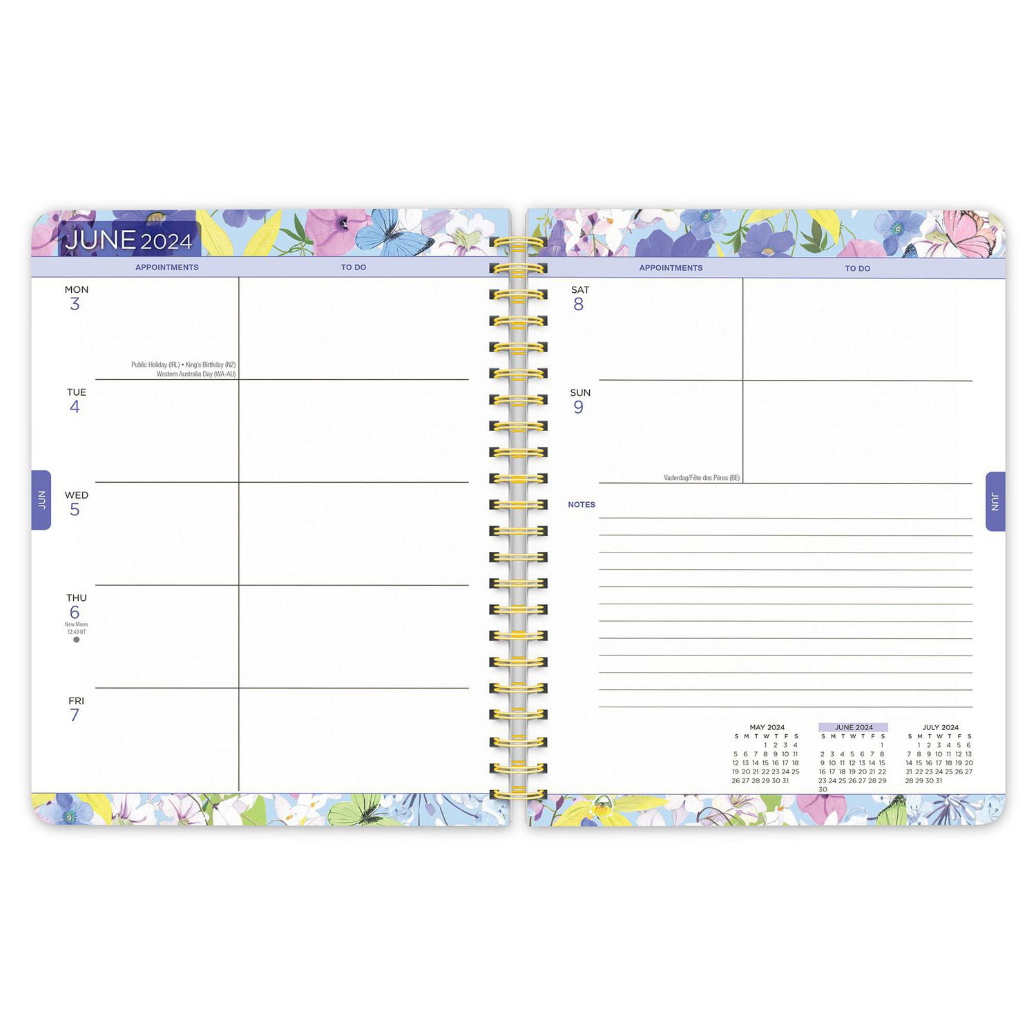 BrownTrout House of Turnowsky Flower Shop Two 2024 6x7.75 Inch Desk Planner, 9781975466817