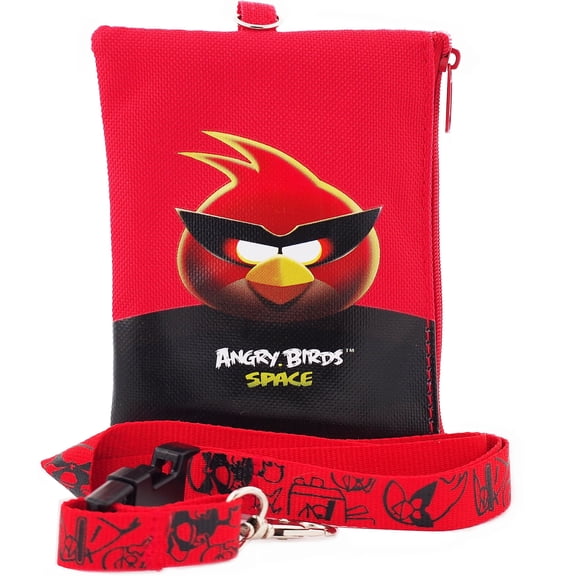 Angry Birds Red Lanyard with Detachable Coin Purse