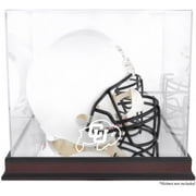 Colorado Buffaloes Mahogany Base Logo Helmet Display Case with Mirrored Back