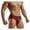 Red, variant on Zivyakyron Mens Trunks Training Low Rise Stretch Knitting Cotton Underwear for Men Loose Graphic Breathable Underpants
