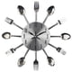 thumbnail image 5 of Reloj de pared de estilo europeo para comedor, de metal, creativo, para sala de estar, de cuarzo silencioso, sencillo, para colgar en la pared, 5 of 6