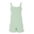 thumbnail image 4 of Sakmal Comfy Women's Shorts Green Overalls 6" High Waisted Jumpsuit Shorts with Pockets, 4 of 5
