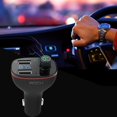 thumbnail image 3 of compatible Fm Bluetooth Car Charger 4.2 - Dual Usb Digital Car Player And Charger_Perfect Gift, 3 of 3