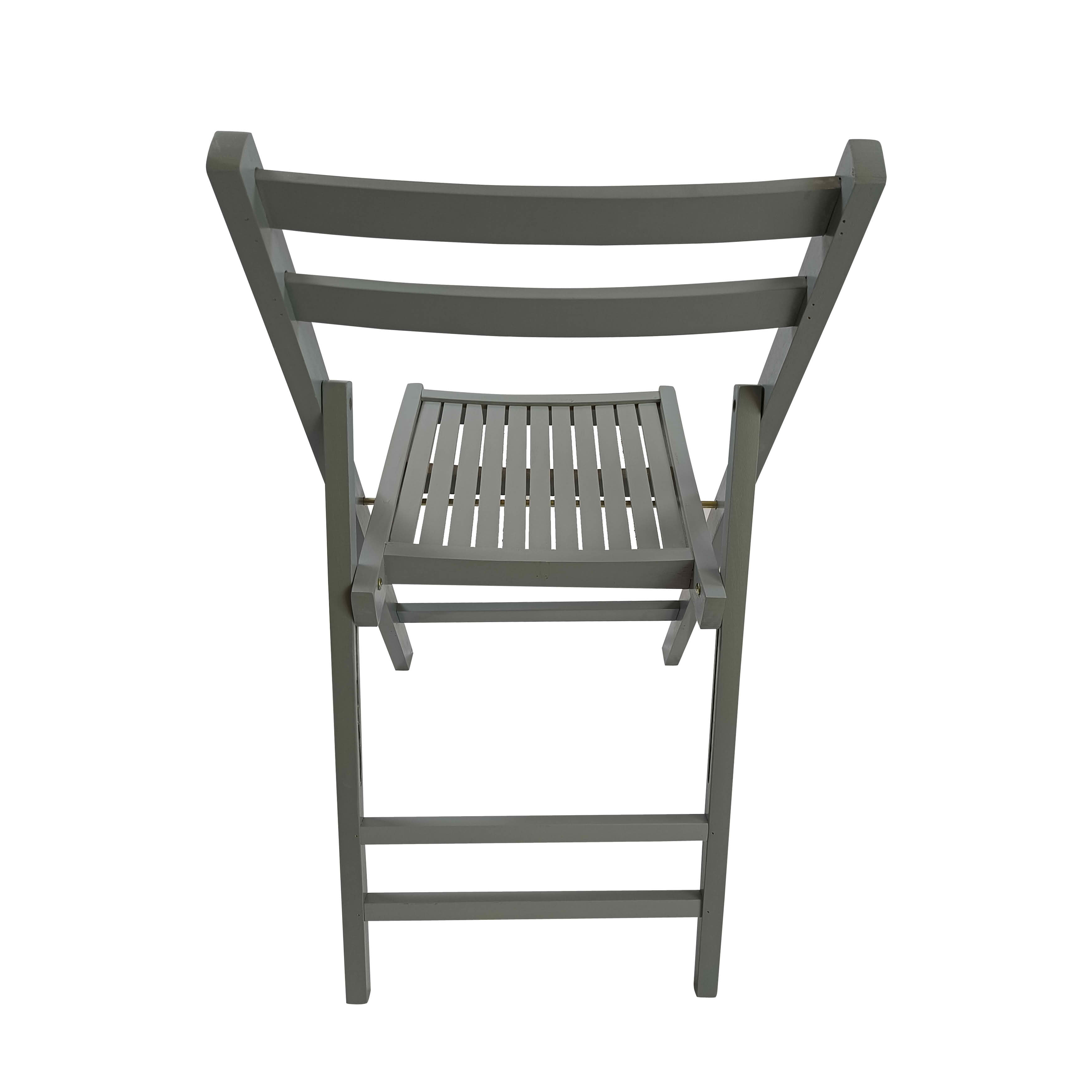 MAYEERTY Set of 4 Honey Solid Wood Slatted Folding Chairs, Portable Foldable Event Dining Chairs for Indoor Outdoor Wedding Kitchen Balcony, Holds 200 LBS