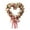 A, variant on Silk Rose Wreath Heart Shaped Door Decoration Durable Easy Hang for Home Decor