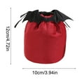 thumbnail image 3 of JWshufel Sac de Bonbons d'Halloween pour Fêtes et Décorations avec Design à Cordon en Velours et Rangement Facile 4,7 Pouces Rouge, 3 of 6