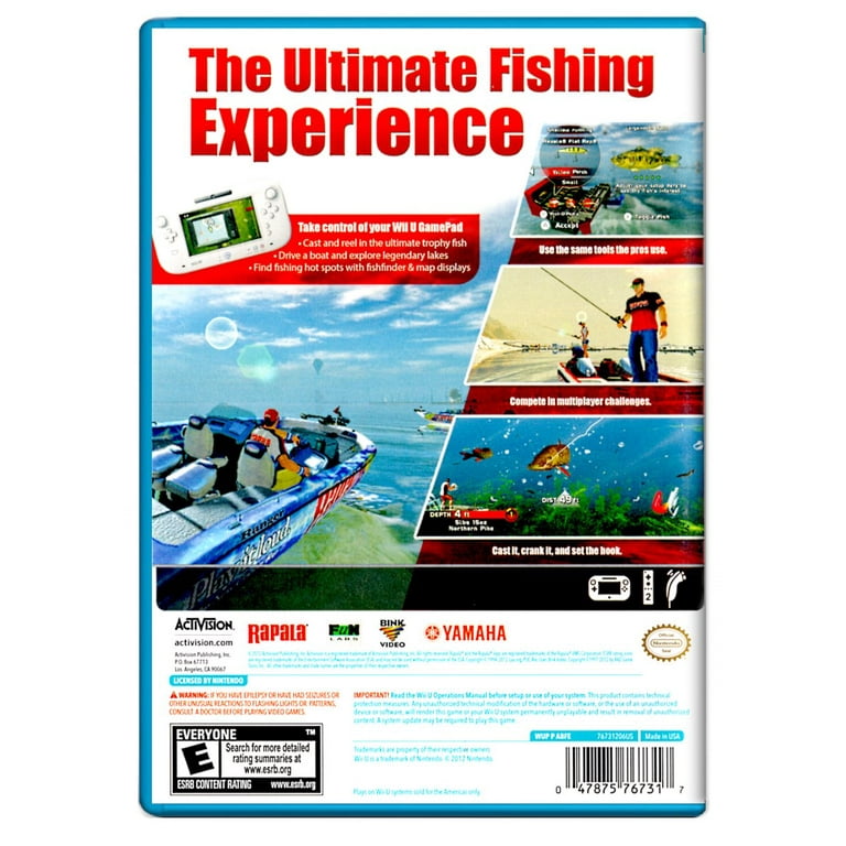 Restored Rapala Pro Bass Fishing - Nintendo Wii U (Used) 