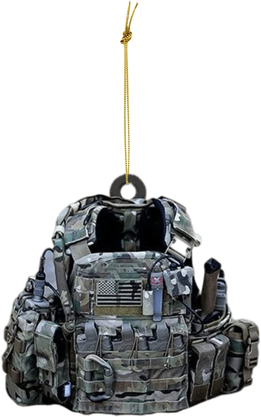 Homgreen Military Uniform Boots & Hat Personalized Flat Acrylic