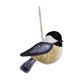 thumbnail image 2 of Adorno de pájaro de fieltro, adorno navideño, decoración del hogar, accesorios de fotos, decoración colgante para árbol de Navidad Negro, 2 of 9