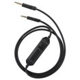 thumbnail image 2 of Cable de auriculares para juegos portátil negro TPE con conector chapado en oro de 3,5 mm a 3,5 mm antiinterferencias para Logitech A10, 2 of 8