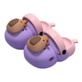 thumbnail image 2 of MDUKONU Toddler Boys Girls Garden Clogs Cartoon Slides Shoes On Slipper Water Sandals for Little Kids Purple, 2 of 4