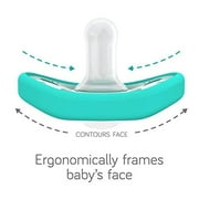 Nanobebe Flexy Baby Pacifiers, 0–3 Months, 2-Pack, Grey
