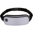 thumbnail image 2 of Bolsa Cinturón Doble Capa Maratón Correr Ciclismo Transpirable Gris Claro Gris, 2 of 2